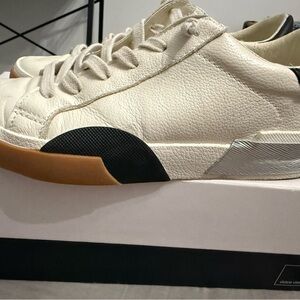 Dolce Vita Cream and Black Sneakers